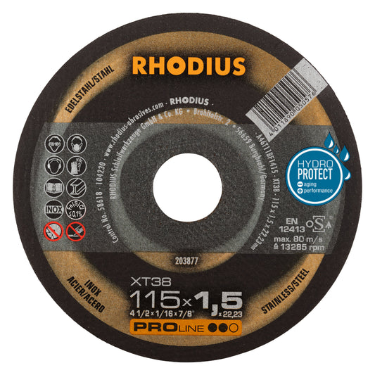 Rhodius XT 38 Trennscheibe Ø 115 x 1,5 mm