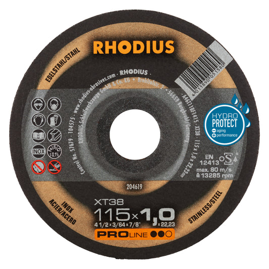 Rhodius XT 38 Trennscheibe Ø 115 x 1,0 mm 