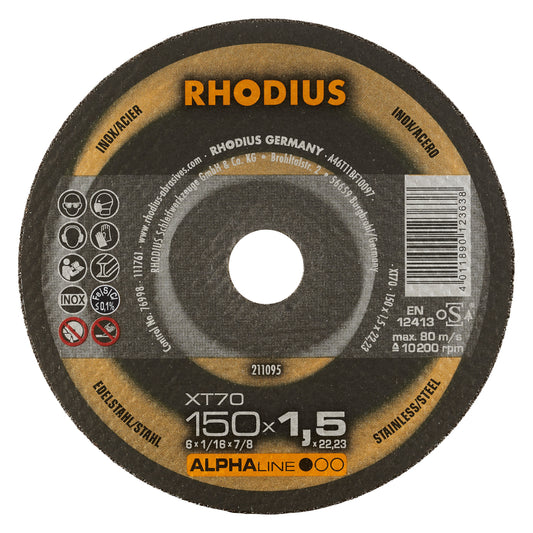 Rhodius XT 70 Trennscheibe Ø 150 x 1,5 mm