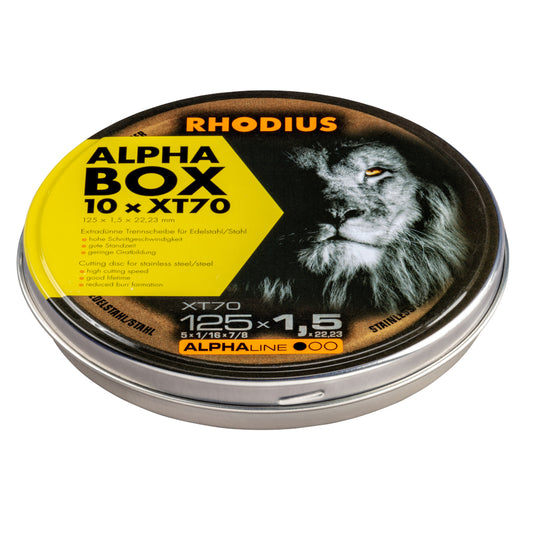 Rhodius XT 70 Trennscheibe Ø 125 x 1,5 mm Box