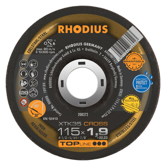 Rhodius Trenn- und Schruppscheibe XTK35 Cross 208372