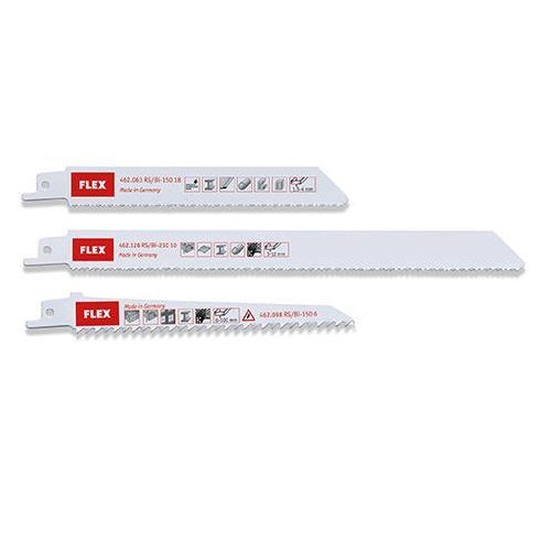 FLEX Säbelsägeblatt-Sortiment RS/Bi Set VE3