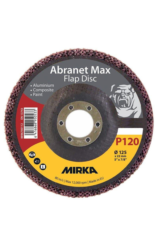 Mirka Abranet Max Flap Disc 125mm Fächerschleifscheibe - Schleiftitan.de