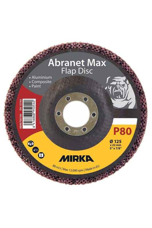 Mirka Abranet Max Flap Disc 125mm Fächerschleifscheibe - Schleiftitan.de